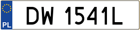 Truck License Plate